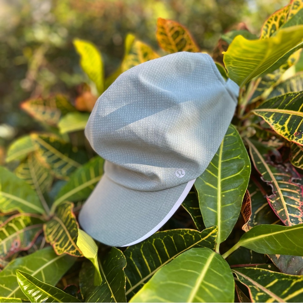 lululemon athletica Fast and Free Running Hat WovenAir in Crater Blue